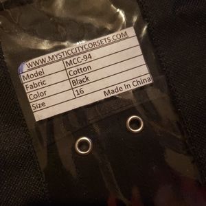 Waist training corset